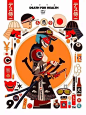 Mau Lencinas | 嘻哈街头风插画 : Designer：Mau Lencinas设计师主页：xmau.tumblr.com本期分享的是来自阿根廷插画家Mau Lencinas的插画作品赏析作品都是以日本街头为背景，以游走在东京街头的“不良...