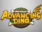 ADVANCING-DINO-英文游戏logo