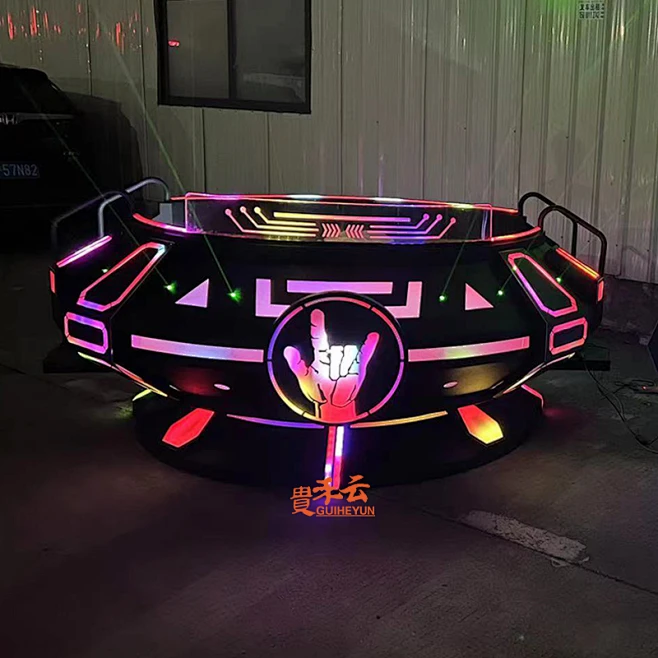 酒吧全套旋转升降dj台打碟台360度转盘旋转展台遥控升降旋转舞台-淘宝网-花瓣网