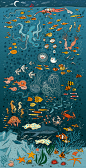 《Under the Sea》（海洋里）【Vikki Chu，美国女插画师】