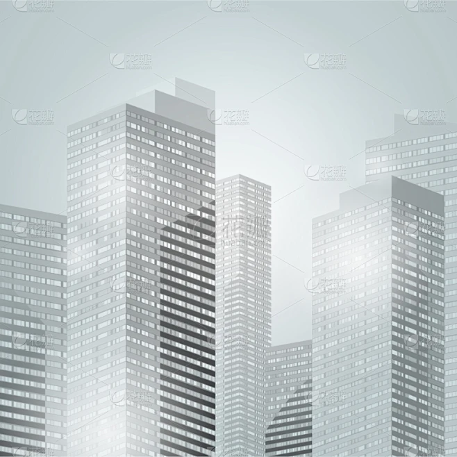 市区,背景聚焦,城市,商务,城镇,房屋,摩天大楼,图像,建筑业,矢量素材-花瓣网