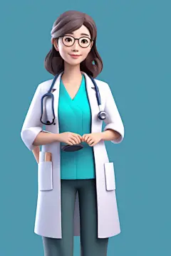 医院护工医生人物模型