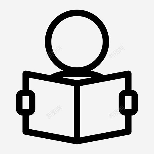 阅读学习上课 免费下载 页面网页 平面电商 创意素材图片_上课图标图片素材-花瓣网