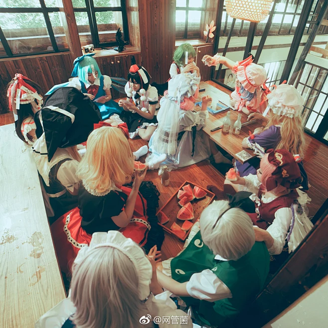 #东方project# 乐园中无拘无束的宴会，便是夜雀的食堂了。 能 …