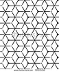 Abstract geometric pattern with lines. A seamless vector background. Black and white texture.