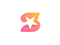 星辉闪耀！52款星星元素Logo设计