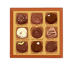 #图片来源于网络# 二次元萌系美食插画漫画 可爱 少女心