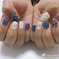 #knitted nail##毛衣甲#  天冷了，给指甲也穿件毛衣  ​​​ ​​​​