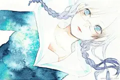 友风子 清新恋爱的水彩画集 花 清新 水彩 春天 少女漫画 唯美 二次元MM 二次元 中国风 