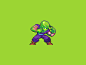 Piccolo pixel art illustration development game design pixel