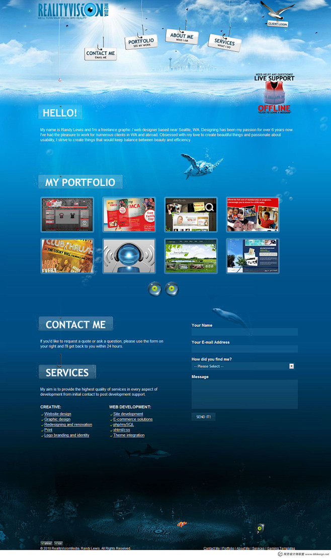 德国dRoop网页作品(一)—界面设计