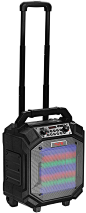 Amazon.com: NYNE Multimedia Performer Portable 8" Speaker with Built-In Party Lights, FM Radio, 3.5mm Aux-In