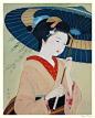 【日本现代著名插画师佃喜翔绘画作品】