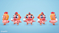 Mr. Chicken and Son : Mr Chicken and Son.Art toy concept
