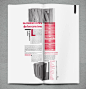 #layout# 阿根廷设计师作品：出版物设计，红、黑双色印刷。 ​​​​