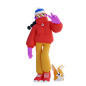 Woman showing peace sign  3D Illustration