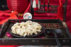 饺子,美味,春节,传统,扑面粉,灯笼,中国灯笼,食品,主食,中国食品