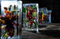 “Iced Flowers” 冰冻的花， Makoto Azuma（东信） 自称植物艺术家，因为他的一系列作品总是以植物为线索。他在近日于日本举行的作品展上展示了这个装置作品。（azumamakoto.com）
