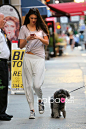 身材高挑的金家小妹肯达尔·詹娜 (Kendall Jenner) 纽约最新街拍(7月29日)