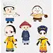 Q版古代人物手绘