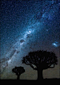 银河系在纳米比亚