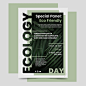 Free vector special panel: eco friendly poster