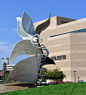 "Torn Notebook" Sculpture on Campus at University of Nebraska, Lincoln, Nebraska: 