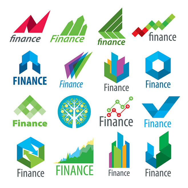 金融logo设计图片