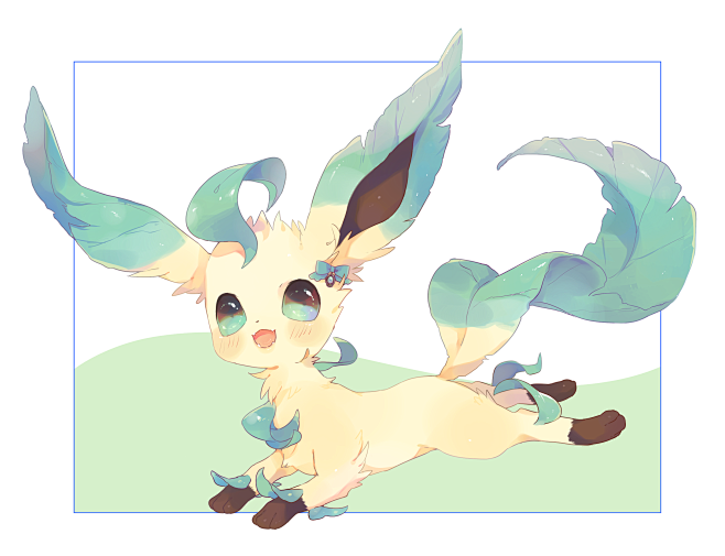 宠物小精灵口袋妖怪神奇宝贝叶精灵