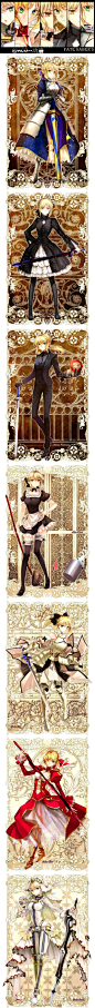 Fate/Zeroの saberの图秀