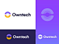 Owntech logo design, Modern Logo visual identity ui brand identity modern logo technology logo technology tech company startup logo technical tech logo technology icons technologies it logo o letter logo tech branding colorful logo designer logo design lo