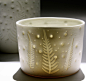 Im dreaming of a white Christmas....handmade porcelain tea light (SMALL) #手工# #家居# #原创# #陶瓷#