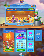 cartoon Playrix Games UI user interface