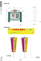 小区总平面图,灯杆旗logo设计