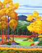 早安·田野  |  画家 Gene Brown via：意匠id ​​​​