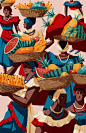 CUBA FRUIT LADY_Tong_illust__插画师作品_涂鸦王国gracg.com