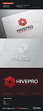 Hivepro Logo Template — Vector EPS #media #studio • Available here → https://graphicriver.net/item/hivepro-logo-template/7414839?ref=pxcr