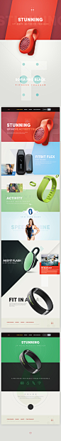 Fitness Tracker by 国外WEB灵感 - UE设计平台-网页设计，设计交流，界面设计，酷站欣赏