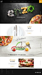 【网页设计】波兰设计师Paweł Skupień为ENZO披萨店做的设计，哎哟，看的我好饿啊！