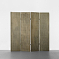 MATS THESELIUS  folding screen  Källemo, Sweden, 1990  lacquered aluminum over wood