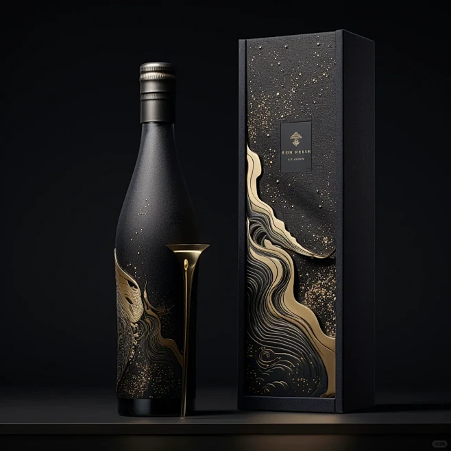 黑金配色中式包装探索