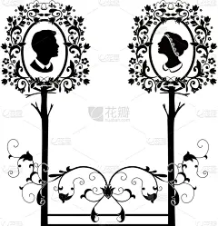 婚礼,丈夫,无尾礼服,请柬,浪漫,剪影,树,问候,爱,画画