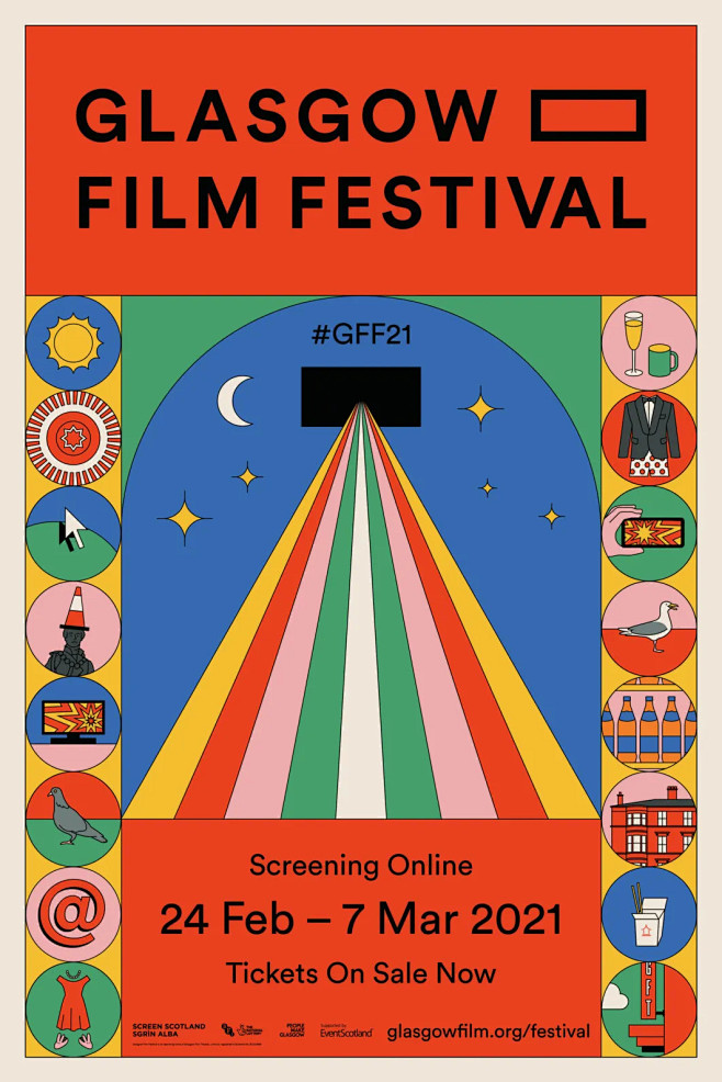 2021格拉斯哥电影节主视觉#GFF21...
