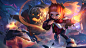 General 7680x4320 Annie Annie (League of Legends) League of Legends Riot Games Teddie fire