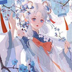 雨探花采集到古风女头像