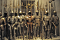Various Italian and Milanese Armour in the Armory at Poldi Pezzoli Museum Milan Italy