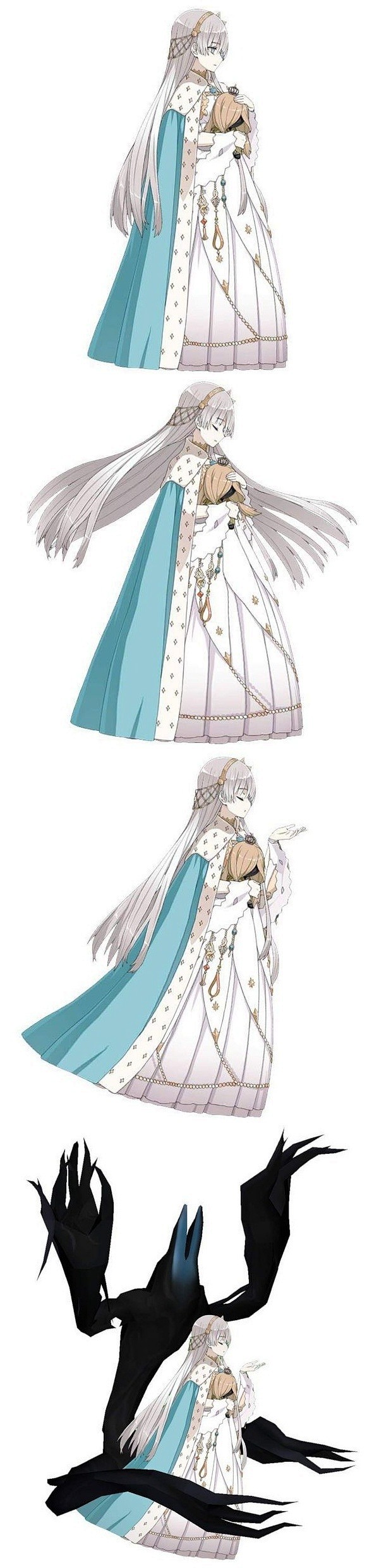FGO2 皇女模型细节及拆解图赏（新老婆...
