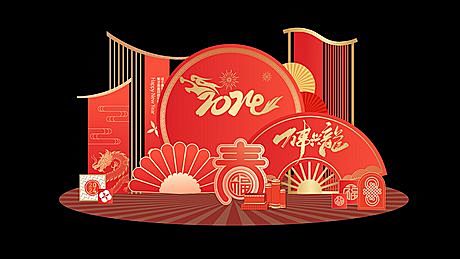 【仙图网】美陈 活动 春节 堆头 初一 ...