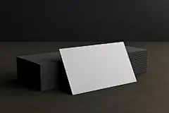 高级样机明信片名片卡片样机模型