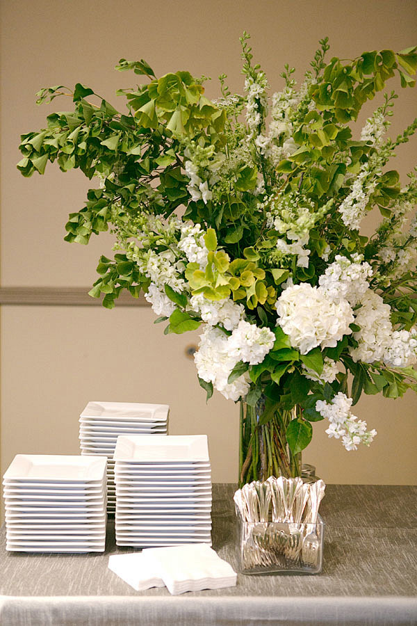 婚礼桌花-绿色桌花